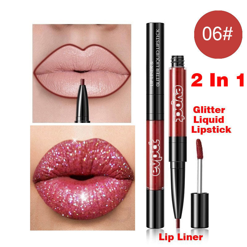 Double-Ended Diamond Lip Gloss Lip Liner