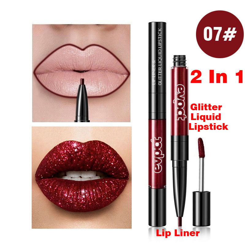 Double-Ended Diamond Lip Gloss Lip Liner