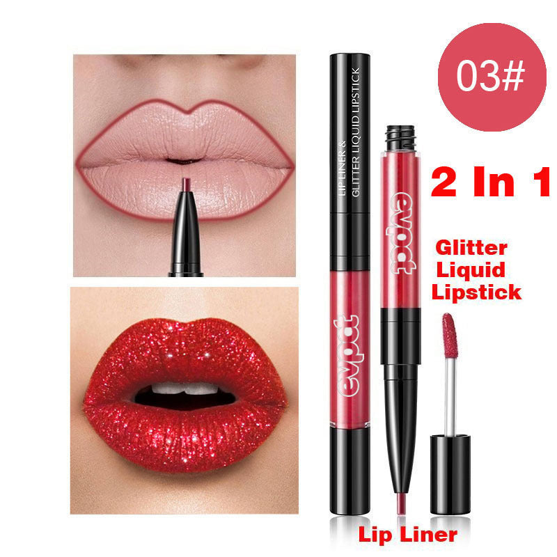 Double-Ended Diamond Lip Gloss Lip Liner