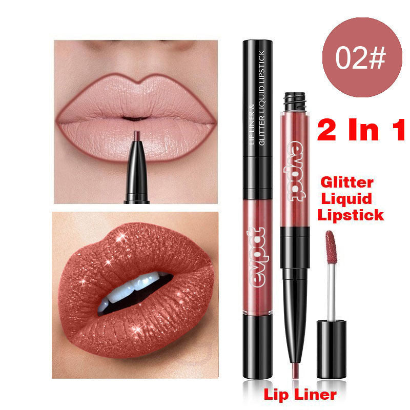 Double-Ended Diamond Lip Gloss Lip Liner