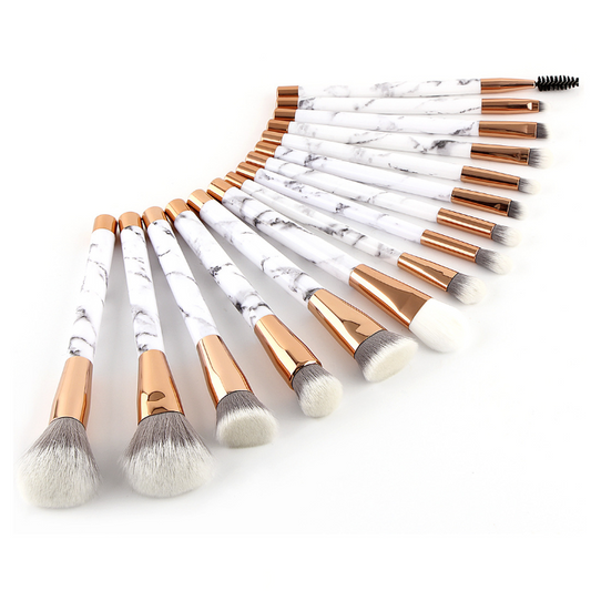 11 sets of marble makeup brush with makeup brush beauty makeup kit 11 makeup brush sets