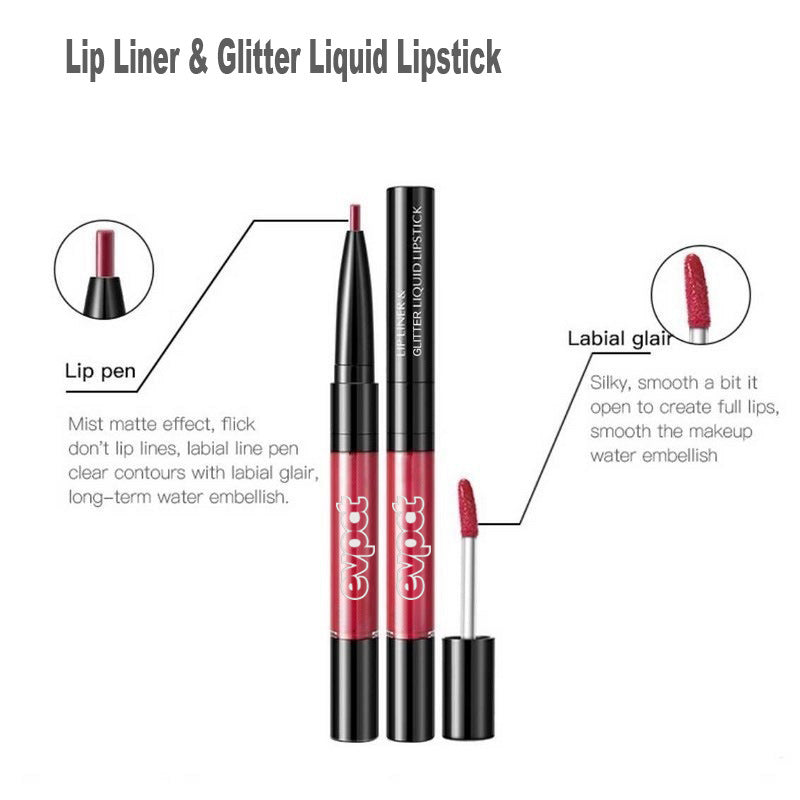 Double-Ended Diamond Lip Gloss Lip Liner